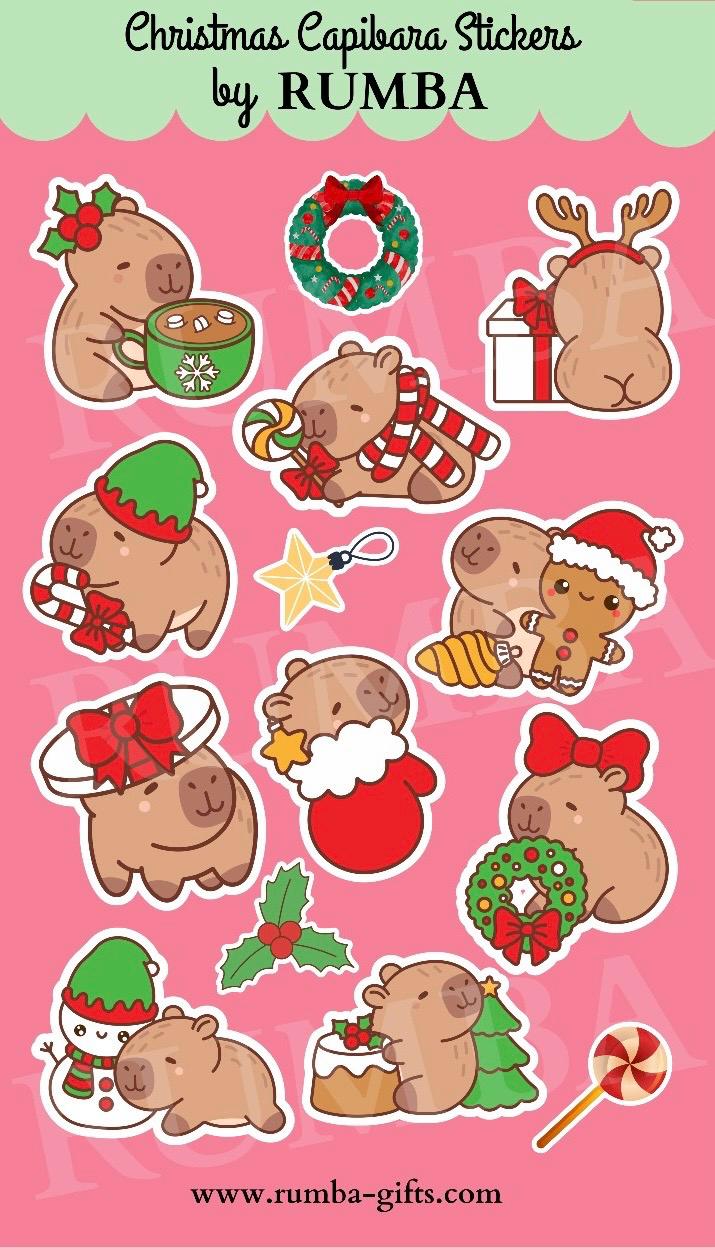 Christmas Goosie Stickers