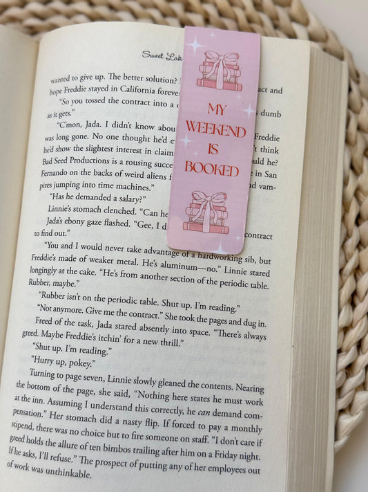 My Weekend is Booked